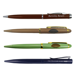 Stylos à bille publicitaires personnalisés, logo sur stylo à bille en métal pour entreprise - Product Image 2