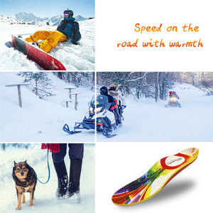 พื้นรองเท้าให้ความร้อนแอปแบตเตอรี่แบบชาร์จไฟได้ใช้งานได้ยาวนานสำหรับการเดินป่าเล่นสกีบางเป็นพิเศษ - Product Image 6