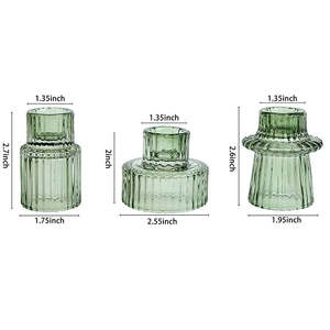 Bán Buôn Pha Lê Nến Container Nhiều Màu Sắc 2 in1 Kính Nến Taper Người Giữ Ngọn Nến Cho Đám Cưới Nhà Trang Trí - Product Image 3