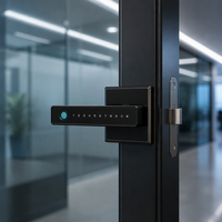 Serrure de porte intelligente à clavier à empreintes digitales en acier inoxydable de qualité commerciale pour la sécurité des bureaux, des hôtels et des appartements
