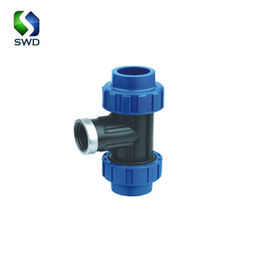 Système d'irrigation agricole SWD Salvador, raccords de compression en PP, <span class=keywords><strong>raccord</strong></span> <span class=keywords><strong>rapide</strong></span> pour tuyau PE - Bleu/Noir/Bleu foncé 1 - Product Image 4
