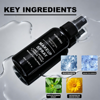 Spray Fixateur de Maquillage Hydratant Longue Durée Contrôle du Sébum avec Niacinamide 60ml Marque Blanche – Brume Finissante Douce et Hydratante