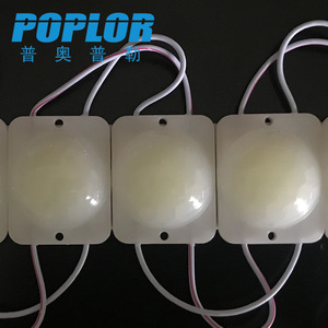 โมดูลไฟ LED Poplor 3500K แสงวอร์มไวท์ แรงดันไฟฟ้ากระแสตรง 24V กันน้ำ สีแดง สำหรับไฟป้าย - Product Image 2