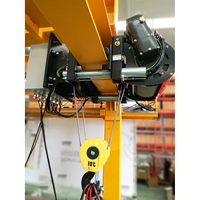 Palans électriques métalliques européens de haute qualité, neufs, 3,5/15t, palan à câble pour la construction, chariot motorisé, télécommande, ISO CE