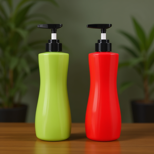 Customized Pet Plastic Shampoo <b>Bottle</b> 500ml Body Lotion <b>Dispensing</b> <b>Bottle</b> Hotel Use - Product Image 3