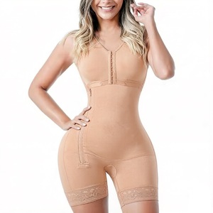 <span class=keywords><strong>Fajas</strong></span> <span class=keywords><strong>Colombianas</strong></span> Reductoras Stage 2 Post-Opératoires pour Femmes, Bodys Sculptants Post-partum avec Fermeture Éclair Latérale - Product Image 1
