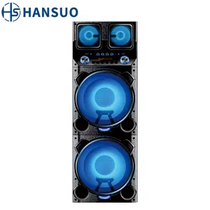 HANSUO PartyBox speaker pesta, speaker Bluetooth portabel 100 kuat dengan lampu dinamis, speaker luar ruangan dj, speakersHS-TD1575