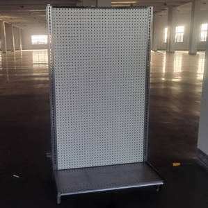 Estantería de góndola de mercado de EE. UU. con panel trasero de MDF con orificio en supermercado - Product Image 3