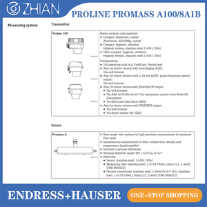 เครื่องวัดอัตราการไหลแบบคอริโอลิส Endress+Hauser E+H Proline Promass A100 สำหรับงานสุขาภิบาลและแก๊ส ทำจากสแตนเลส เหมาะสำหรับการวัดอัตราการไหลขนาดเล็ก - Product Image 4