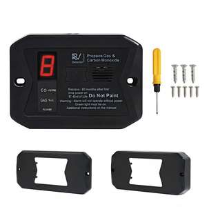 Detector de Monóxido de Carbono y Propano Dual para RV, Alarma de CO para Autocaravanas, Remolques, Camiones y Campers (R502 Negro) - Product Image 1