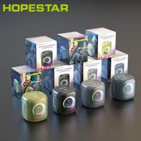 Hopestar PARTY100 MINI Altavoz Bluetooth Portátil de 5W, Mini Altavoz con Bluetooth, Resistente al Agua IPX6, Luz LED de Espectro, Radio FM, Audio de Bolsillo para Exteriores