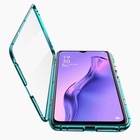 Adsorption magnétique Pare-chocs En Métal Double Face de Téléphone Portable En Verre Trempé Pleine Couverture Pour Xiaomi Pour Redmi Note 9 S 9 S 9 Pro