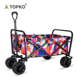 TOPKO troli luar ruangan, troli pantai, troli pembawa perjalanan, mendaki, berkemah, luar ruangan - Product Image 3