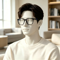 Monture de lunettes optiques unisexe BONA en acétate, design solide et classique avec décoration imprimée tendance pour verres de myopie, nouvelles lunettes