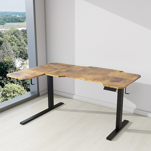 Bureau de studio en forme d'aile, table réglable en hauteur, table électrique à levage réglable, bureau d'ordinateur, bureau de jeu - Product Image 6
