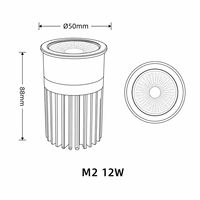 Spot de plafond anti-éblouissement moderne GU10 LHWYLED 12W en aluminium réglable, fournisseur de matériaux, fabricant chinois de downlights GU10