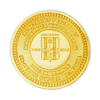 Pièce de monnaie de défi personnalisée en métal plaqué or, sablée, avec motif de dessin animé, couleur Pantone personnalisée, épaisseur, objet de collection artistique