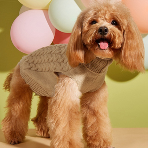 Puro colore morbido nuovo stile invernale Pet Dog maglione due gambe Casual elastico torsione maglia tinta unita Plaid per cani gatti - Product Image 2