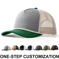 Gorras Trucker de Alta Calidad con Malla, Gorra Snapback para Pesca y Actividades al Aire Libre, Gorra Snapback de Moda, Gorra Trucker de 5 Paneles con Logotipo Personalizado y Cuerda