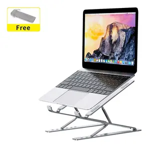 책상 알루미늄 노트북 지원 라이저 휴대용 컴퓨터 브래킷 접이식 노트북 스탠드