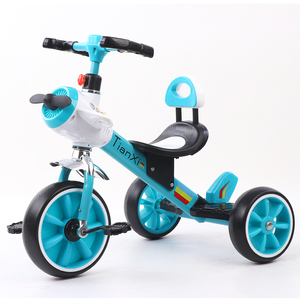 Tricycle rouge à 3 roues réglable en acier pour enfants de 2 à 4 ans Trike confortable en plastique pour enfants de 2 à 4 ans - Product Image 3