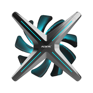 Ventilador de PC ALSEYE de Diseño Especial X12 con Aspas <span class=keywords><strong>Anti</strong></span>-espiral, Color Garay, 120mm ARGB para Juegos de PC - Product Image 1
