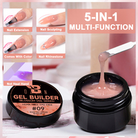 Gel de construction pour ongles BOZLIN HEMA TPO Free, service personnalisé, gel de fleurs séchées, prix de gros, végan, gel de construction pour ongles sans chaleur