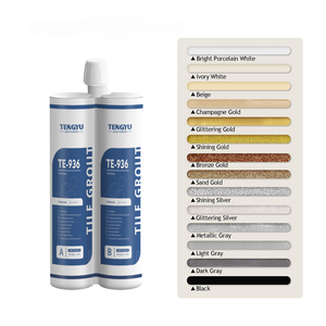 Hai thành phần màu đen linh hoạt gốm Epoxy gạch vữa Đường may đẹp đại lý cho xây dựng sử dụng màu đen - Product Image 1