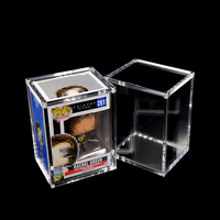 Vitrine magnétique pour Funko Pop Vinyl Figure Vitrine Acrylique Résistant aux Rayures Construction Rigide Fun Ko Pop Hard Case