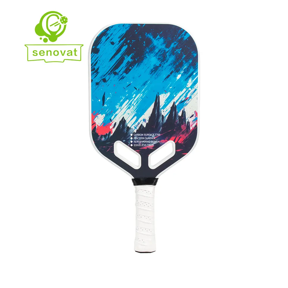 2024 USAPA Edgeless Mango integrado Piel de fricción Joola Pickleball Paddle Durable Fibra de carbono texturizada Custom New Air Dynamic