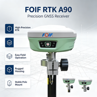 Sistema de Medición de Coordenadas de Ingeniería FOIF A90 RTK, Estación Base de Medición de Punto Fijo, Estación de Referencia GPS GNSS RTK IP68