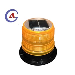 Luz Intermitente LED de Advertencia Magnética Solar de Seguridad en Oferta - Product Image 1
