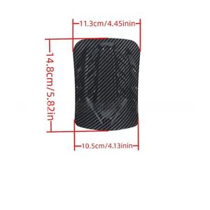 Accessoire pour moto, bouchon de réservoir, adapté à la modification du bouchon de réservoir Yamaha NMAX155 20-23, bouchon de réservoir à motif en fibre de carbone - Product Image 4