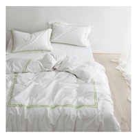 Draps de lit ajustés OEM d'usine 100% coton tissé, qualité hôtelière 5 étoiles, taille complète, écologiques, durables, doux, pour lit de massage, 300TC