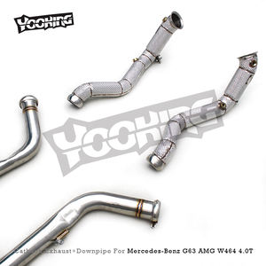 Индивидуальная выхлопная система Valvetronic для Mercedes-Benz G63 AMG W464 4,0 T 2019-2024 SUS304, Титановый Глушитель Catback - Product Image 2