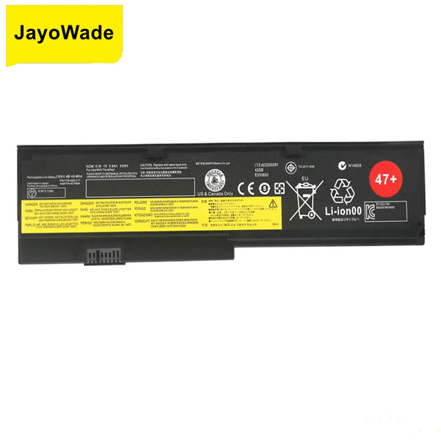 Factory 5800mAH Laptop Battery for Lenovo IBM ThinkPad X200 X200S X201 X201I Series 42T4834 42T4535 42T4543 42T4650 42T4534