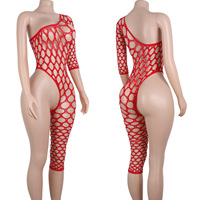 Combinaison de danse de salon brillante en résille, chic, à manches longues, exotique, élégante, ornée de strass, extensible, imprimé floqué, Spandex/Nylon