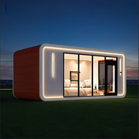 Casa Cápsula Apple con Certificación CE, Utilizada en Alojamientos Turísticos, Aislamiento Acústico, Anticorrosión, Módulo de Vivienda Prefabricado