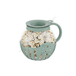 Venta al por mayor: Molde de silicona de vidrio para palomitas de maíz para microondas Syh344 con logo personalizado, para aperitivos saludables sin necesidad de aceite. - Product Image 5