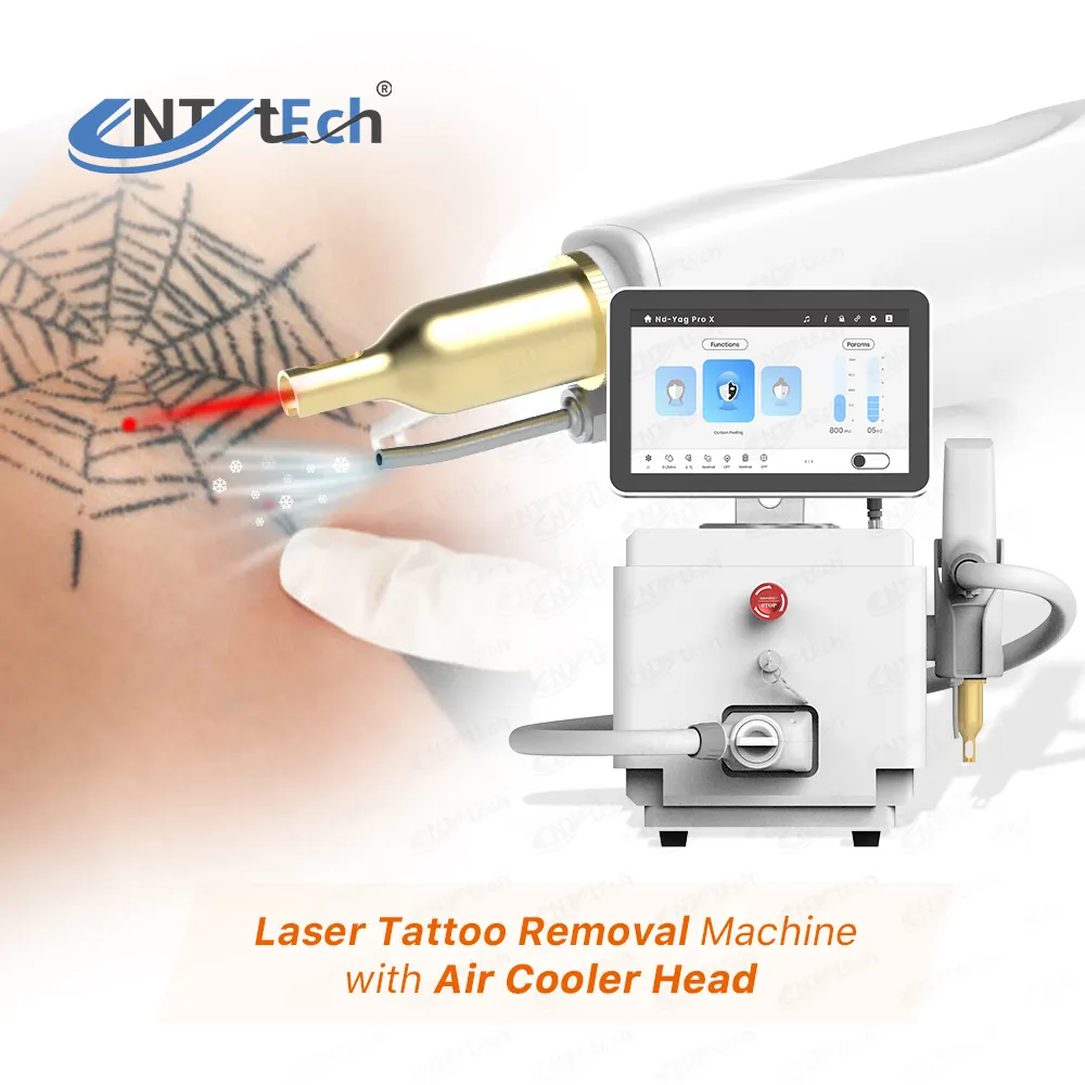 La più popolare q switched nd yag laser carbon peel tattoo removal machine 1064nm 532nm