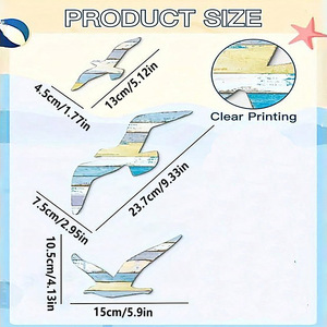 زخرفة جدارية موضعية على البحر الأبيض المتوسط مصنوعة يدويًا من خشب البحر الأبيض المتوسط ، ديكورات جدارية لتزيين جدران غرف الأطفال - Product Image 6