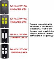 Remote Control Pengganti Kompatibel Beninca TO.GO 2VA 4VA 2WV 4WV 433MHz Pembuka Gerbang Kode Bergulir