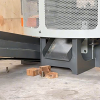 Machine à découper les blocs de palettes en bois rotative à grande vitesse, personnalisable, prix d'usine MZJ100