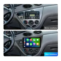Pour Ford Fiesta 1995-2001 Focus 1998-2004 Autoradio 4G WIFI Multimédia Lecteur Vidéo Navigation GPS Carplay Android DSP Unité Principale