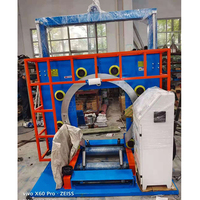 Machine d'emballage électrique de type anneau pour tuyaux en plastique PE PP PVDF et films d'emballage pour boissons
