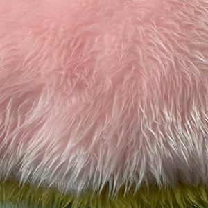 Utilizzato per giocattoli o tappeti pelliccia di poliestere acrilico a pelo lungo colore rosa finta pelliccia sintetica - Product Image 5