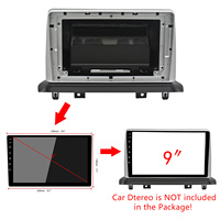 Para Jac S3 2017, reproductor Multimedia, accesorios para coche, Panel de salpicadero de Radio y vídeo, marco de instalación de Audio ESTÉREO