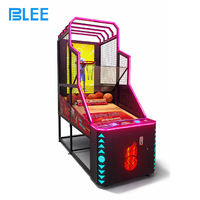 Machine de basket vidéo BLEE de haute qualité 55 pouces, équipement d'arcade à monnayeur pour 1 joueur, matériel sportif pour parc d'attractions