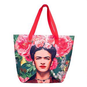 Sac de plage imprimé numérique Beauty Head 56x36x17cm avec petite sangle, sac fourre-tout - Product Image 1