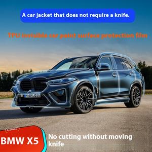 <span class=keywords><strong>Film</strong></span> de couverture de <span class=keywords><strong>voiture</strong></span> en TPU personnalisé pour B-M-W X5 2022-2024 pare-chocs invisible avec protection extensible contre les rayures/UV - Product Image 5